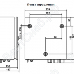 Пульт управления вытяжного устройства «KUA-M-SP»